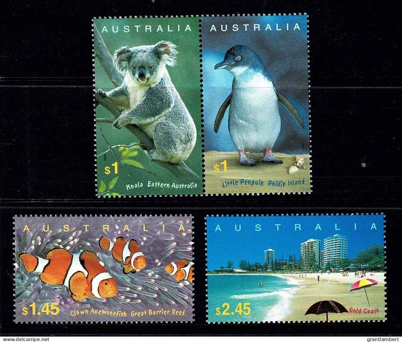 Australia 2004 Impressions - Wildlife  Set Of 4 MNH - Mint Stamps