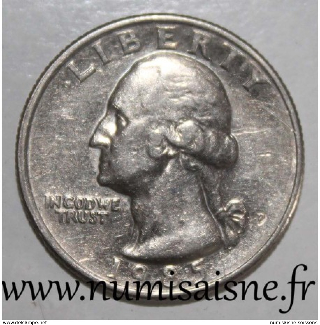 ETATS UNIS - KM A 164a - 1/4 DOLLAR 1985 P - Philadelphie - TTB+ - 1932-1998: Washington