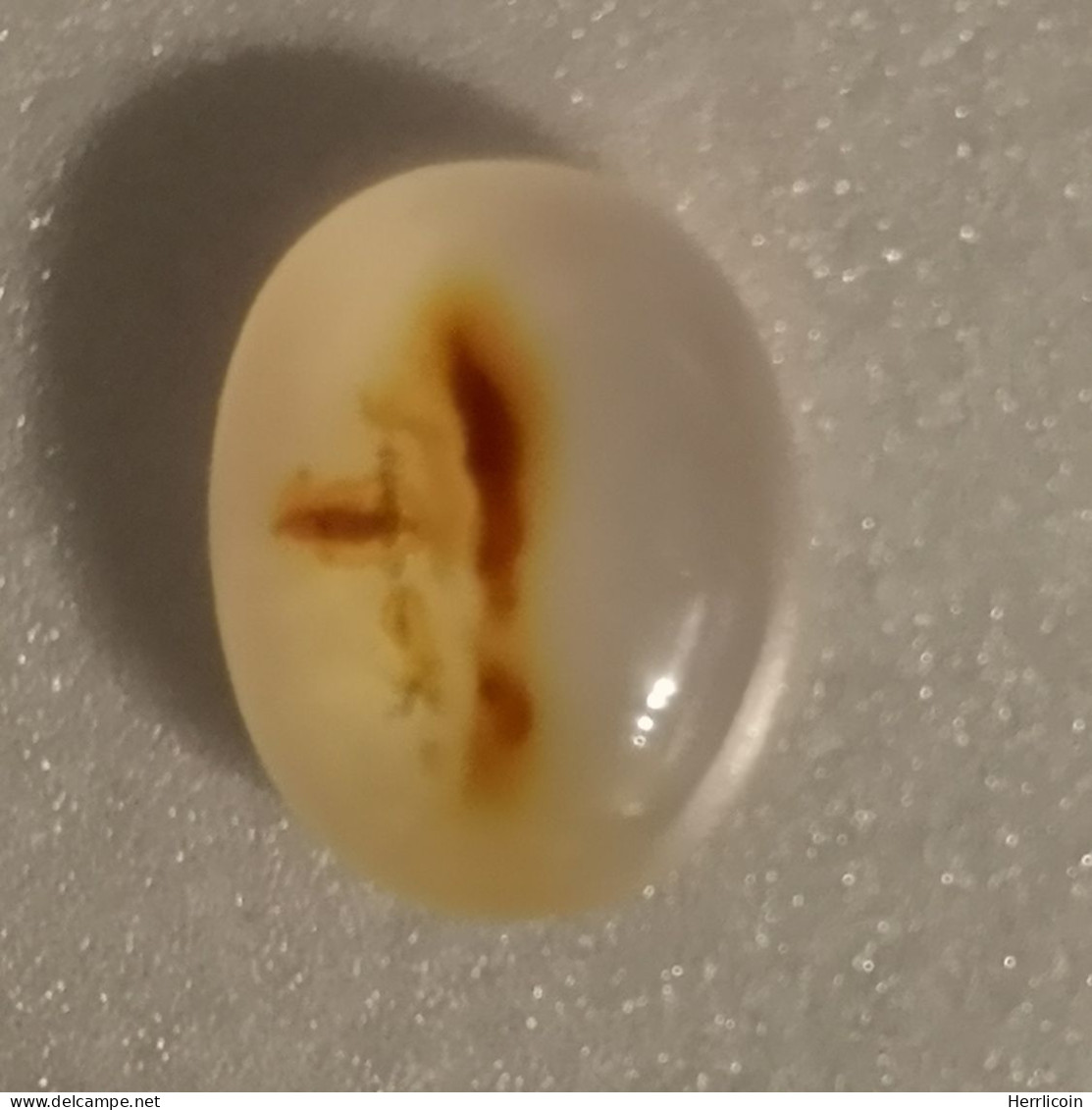 Agate "Croix" Naturelle D'Indonésie - Cabochon 16.67 Carats - 20.4 X 16 X 6.8 Mm - Ágata