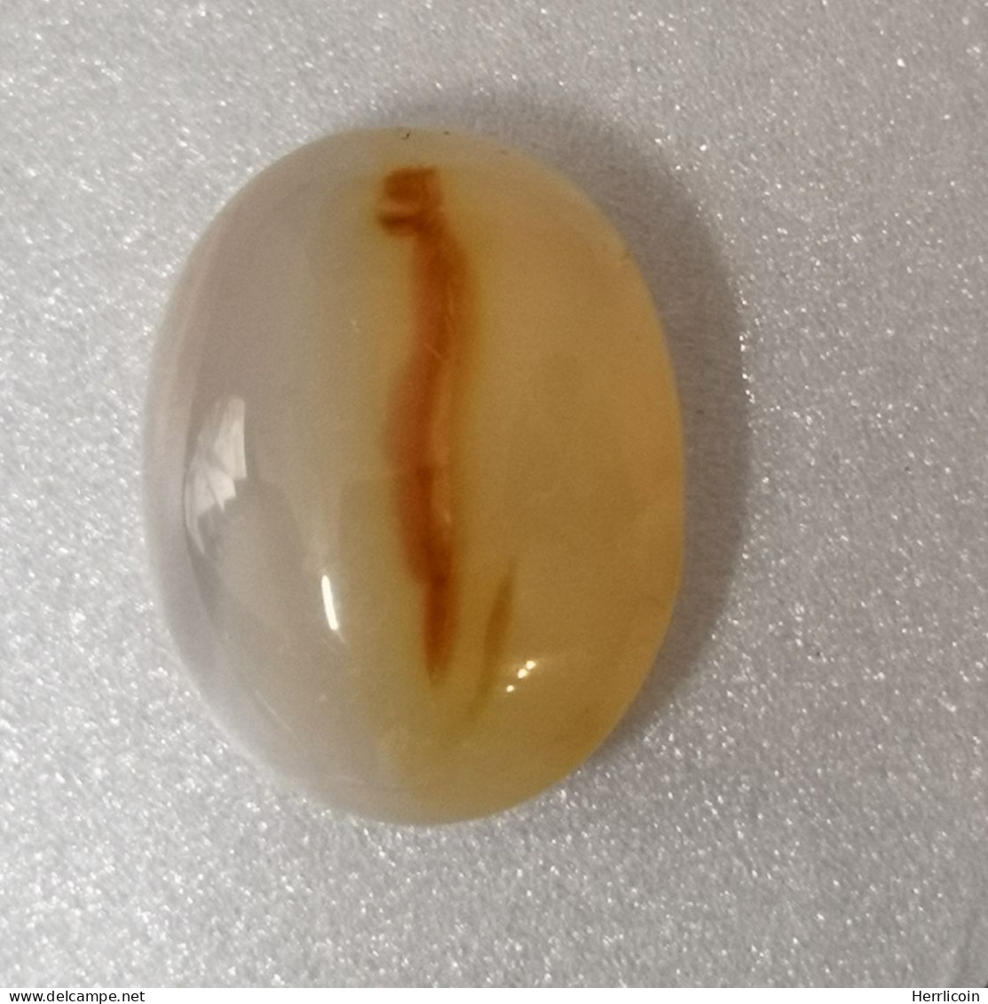 Agate "Croix" Naturelle D'Indonésie - Cabochon 22.68 Carats - 21.9 X 17.1 X 8.9 Mm - Agate