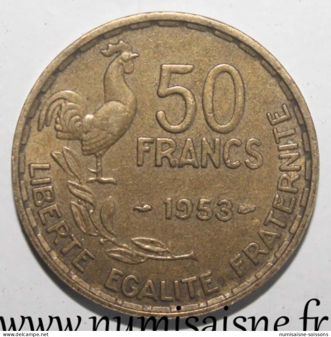 GADOURY 880 - 50 FRANCS 1953 - TYPE GUIRAUD - KM 918.1 - TTB/SUP - 50 Francs