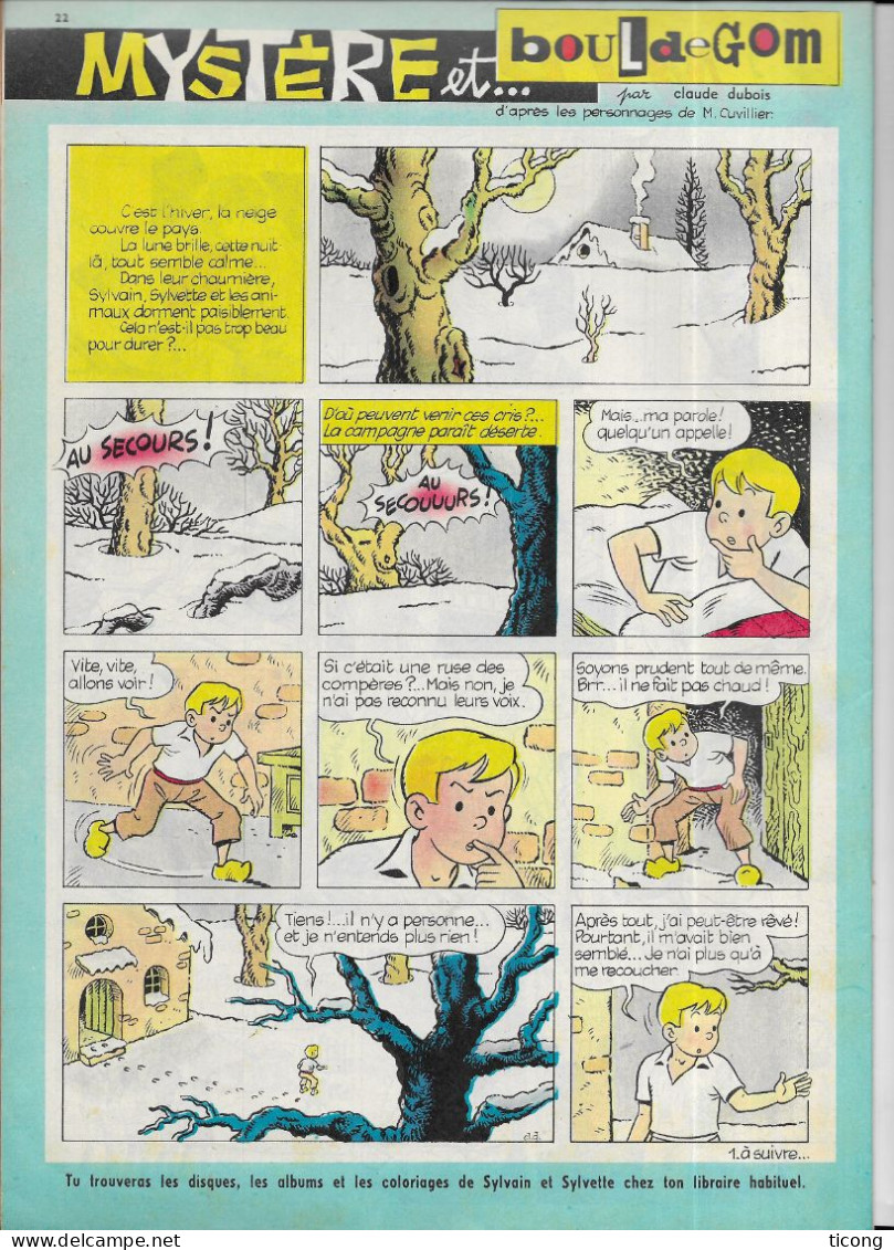 BD FRIPOUNET ET MARISETTE 1963 - TINTIN ET MILOU AU CINEMA, ALAIN ET NICOLE, SYLVAIN ET SYLVETTE, VICTOIRE  A MAKOGAI... - Fripounet