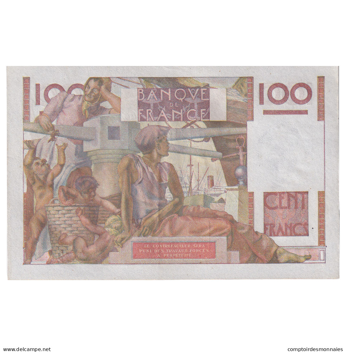 France, 100 Francs, Jeune Paysan, 1952, L.497, SPL, Fayette:28.34, KM:128d - 100 F 1945-1954 ''Jeune Paysan''