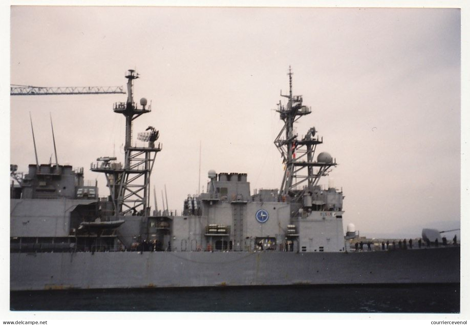 2 Photos Couleur Format Env. 10cm X 15cm - Destroyer USS Spruance (DD-963) - Octobre 1999 - Bateaux