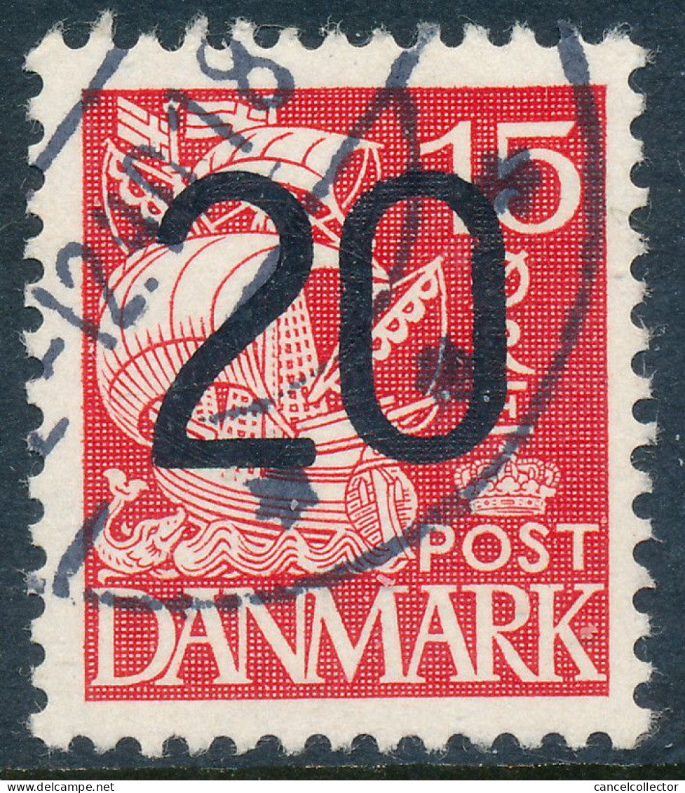 Denmark Danemark Danmark 1940: 20/15ø Provisional Type IIa, VF Used, AFA 264a (DCDK00564) - Gebraucht