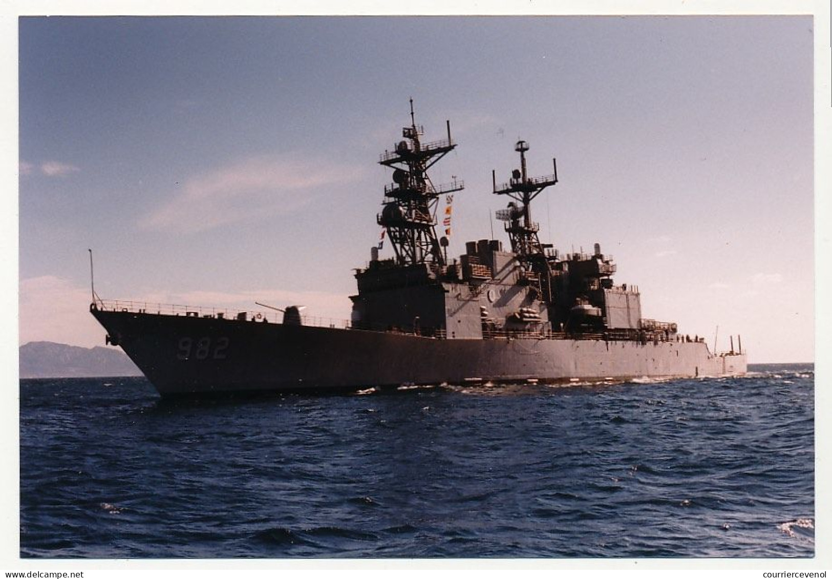 5 Photos Couleur Format Env. 10cm X 15cm - Destroyer DD-982 USS NICHOLSON - Février 1999 - Bateaux