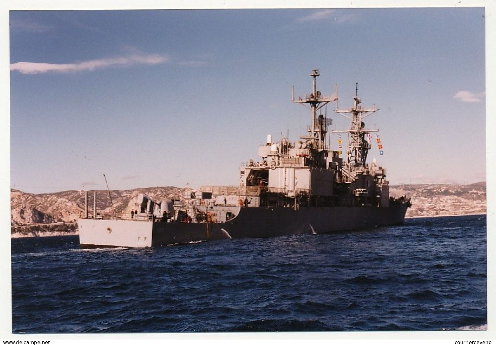 5 Photos Couleur Format Env. 10cm X 15cm - Destroyer DD-982 USS NICHOLSON - Février 1999 - Bateaux
