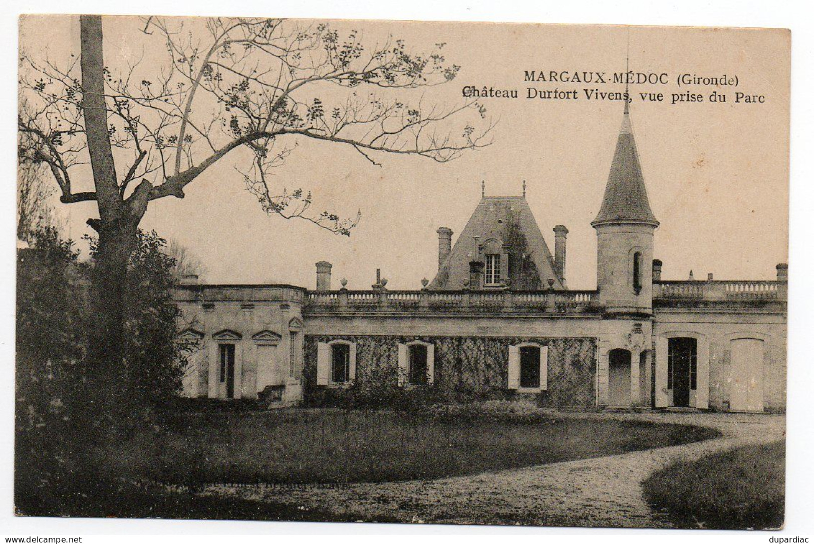 33 - Gironde /  MARGAUX - MEDOC  --  Château  Durfort Vivens - Margaux