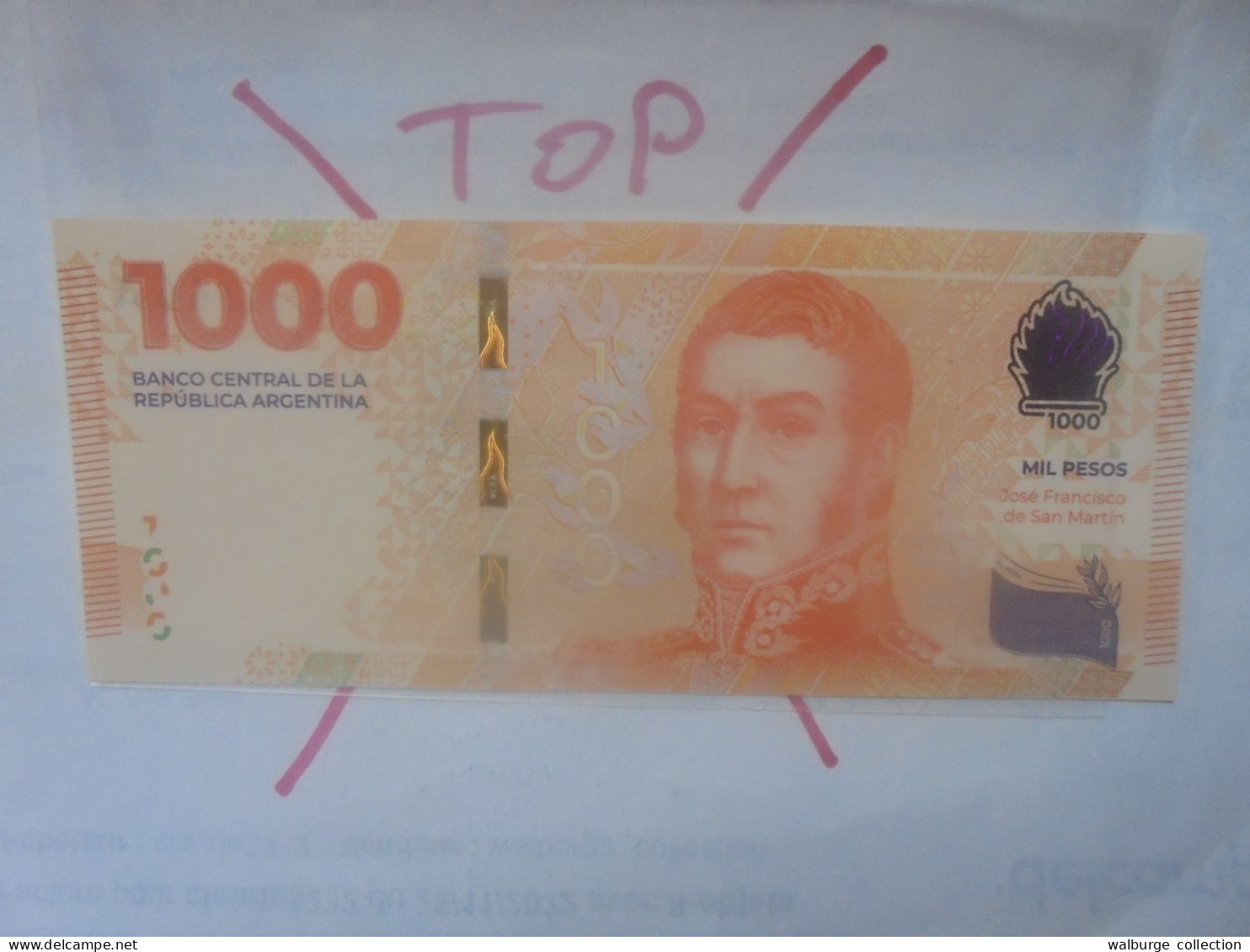 ARGENTINE 1000 PESOS 2017 Neuf (B.32) - Argentinien