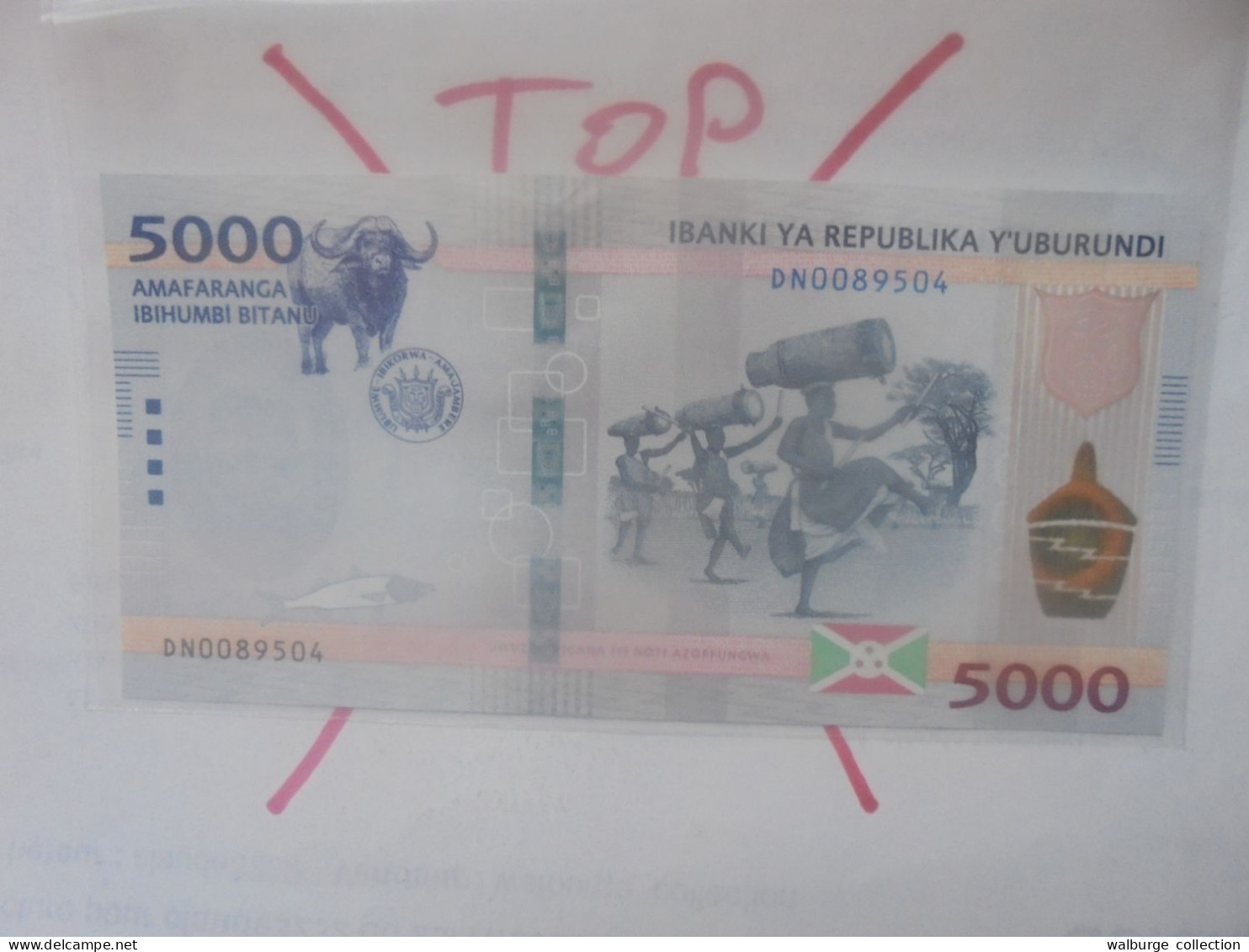 BURUNDI 5000 FRANCS 2022 Neuf (B.32) - Burundi