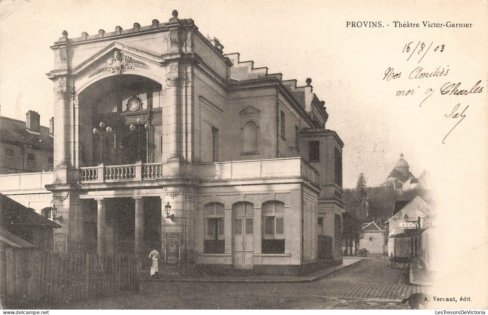 FRANCE - Provins - Théâtre Victor-Garnier - Carte Postale Ancienne - Provins