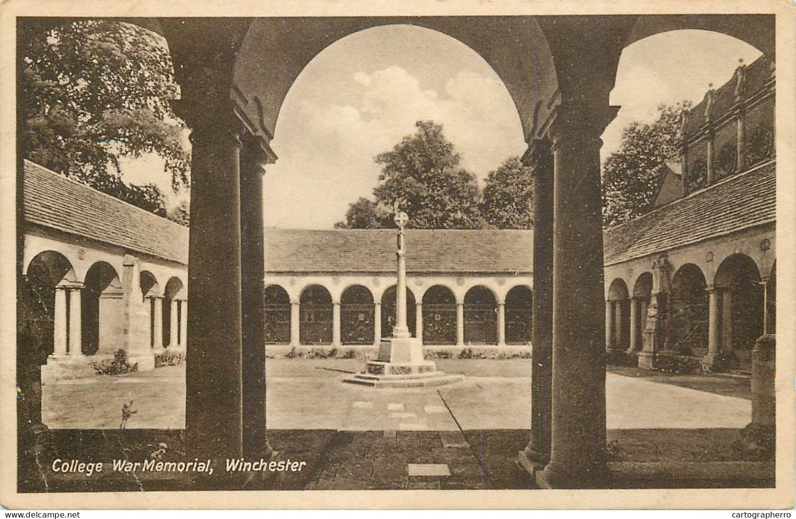 United Kingdom England Winchester College War Memorial - Winchester