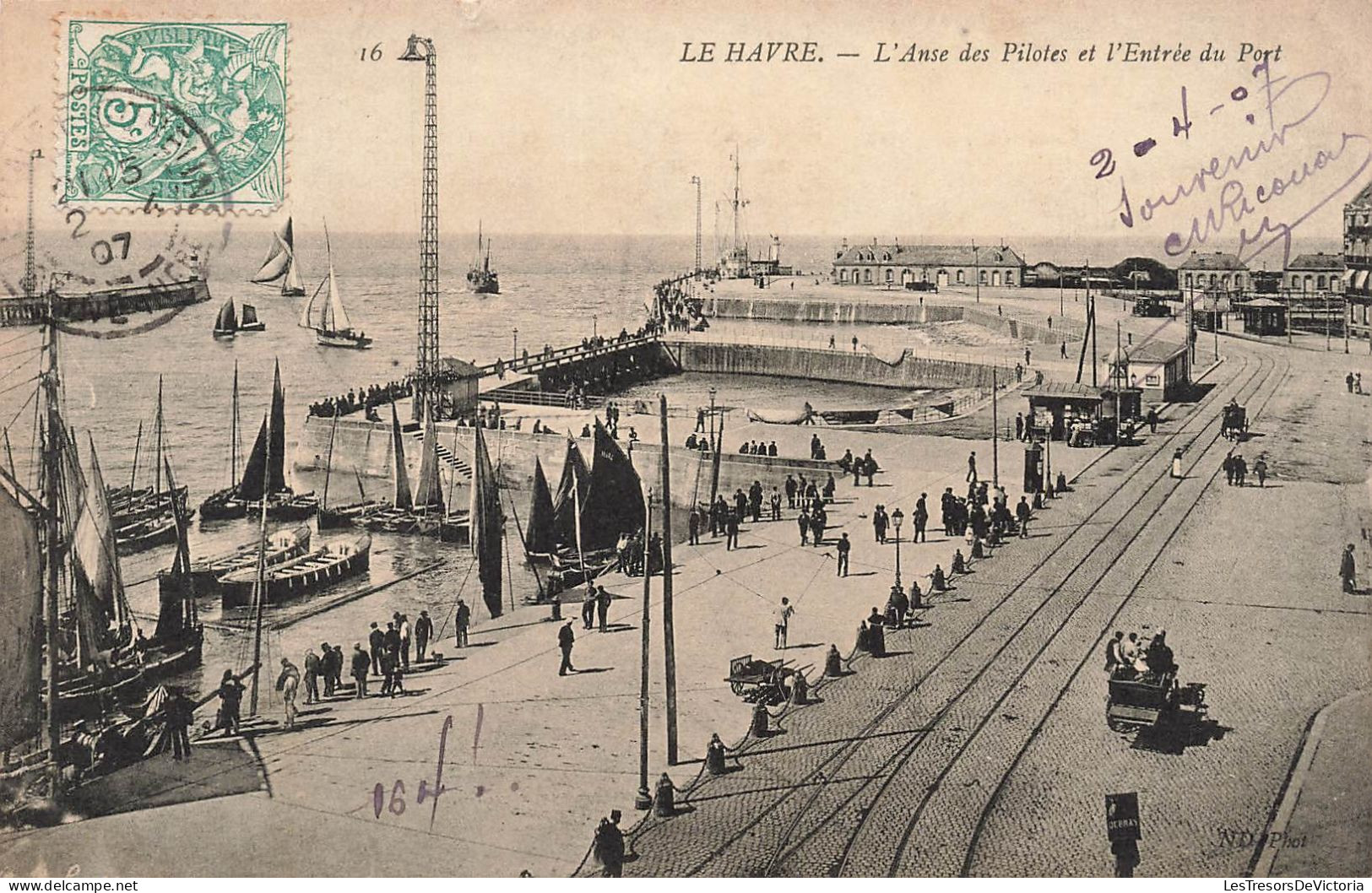 FRANCE - Le Havre - L'Anse Des Pilotes Et L'entrée Du Port - Carte Postale Ancienne - Portuario