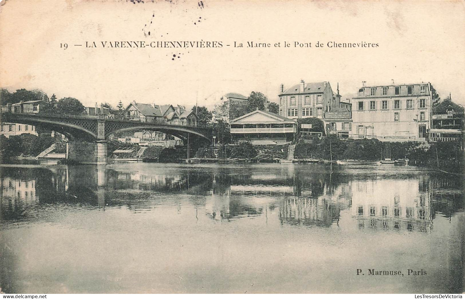 FRANCE - La Varenne Chennevières - La Marne Et Le Pont De Chennevières - Carte Postale Ancienne - Chennevieres Sur Marne