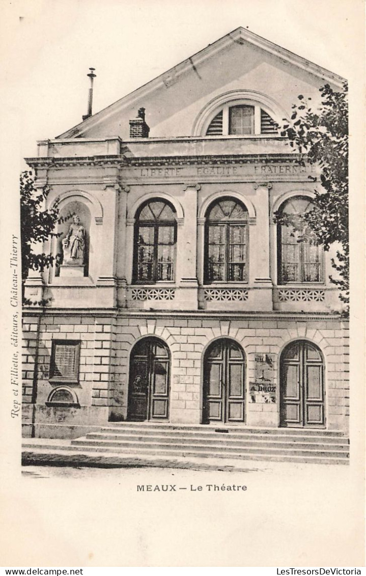 FRANCE - Meaux - Le Théâtre - Carte Postale Ancienne - Meaux