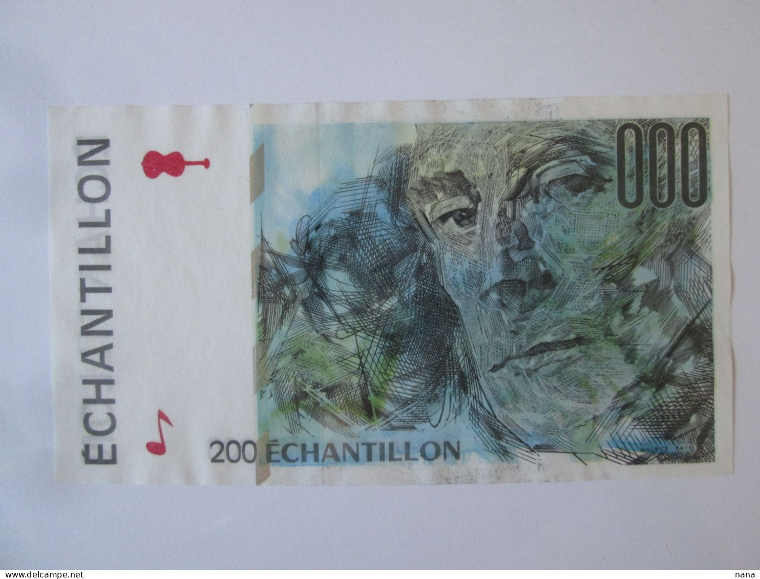 France 200 Francs UNC Echantillon Privee Specimen Essay/sample Private Issue Test Specimen - Fictifs & Spécimens