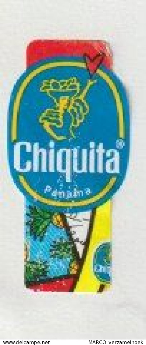 1x Fruit Label Sticker CHIQUITA Banana-bananen Panama - Frutas Y Legumbres