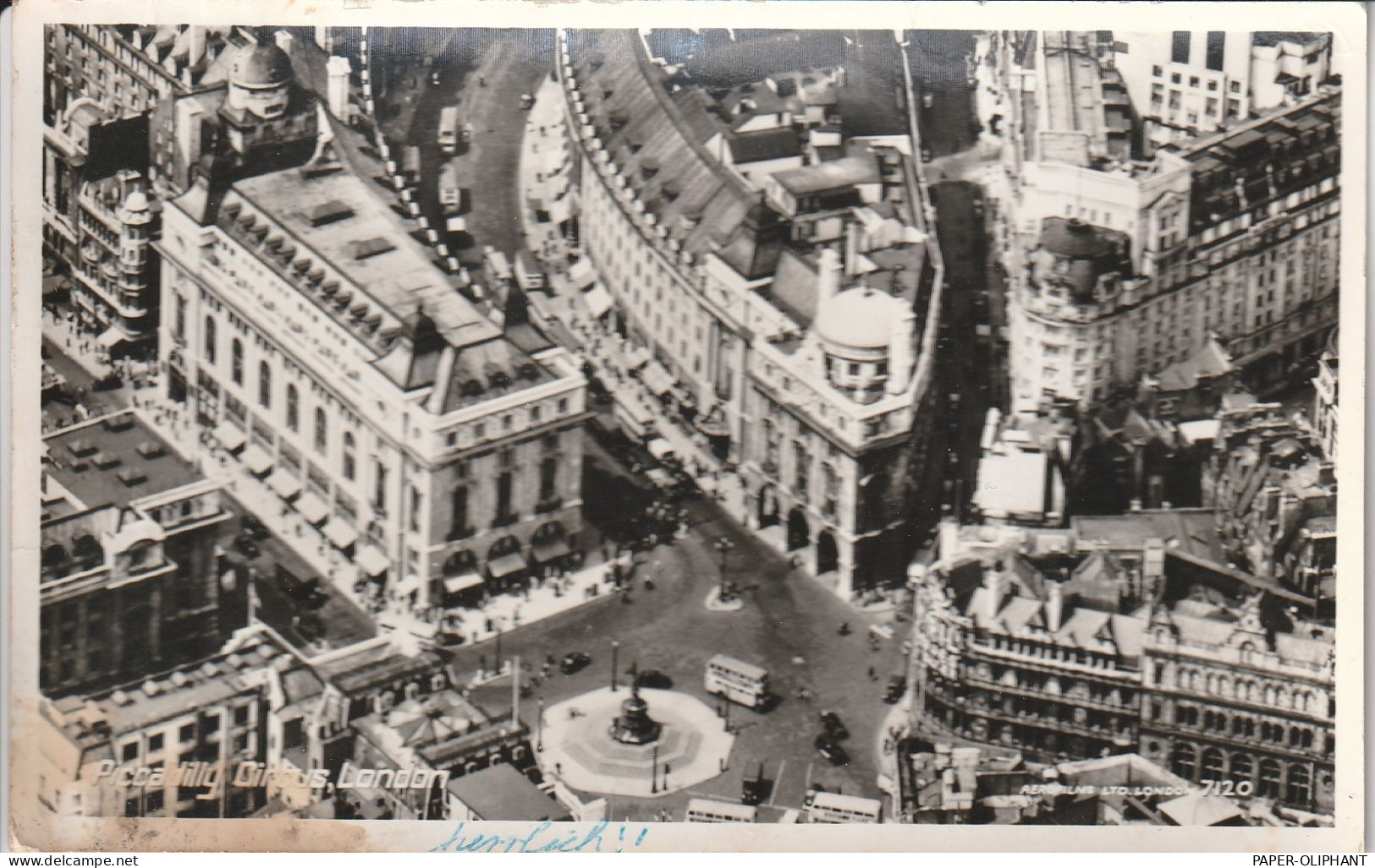 UK - ENGLAND - LONDON - PICADILLY CIRCUS, Air View, - Piccadilly Circus