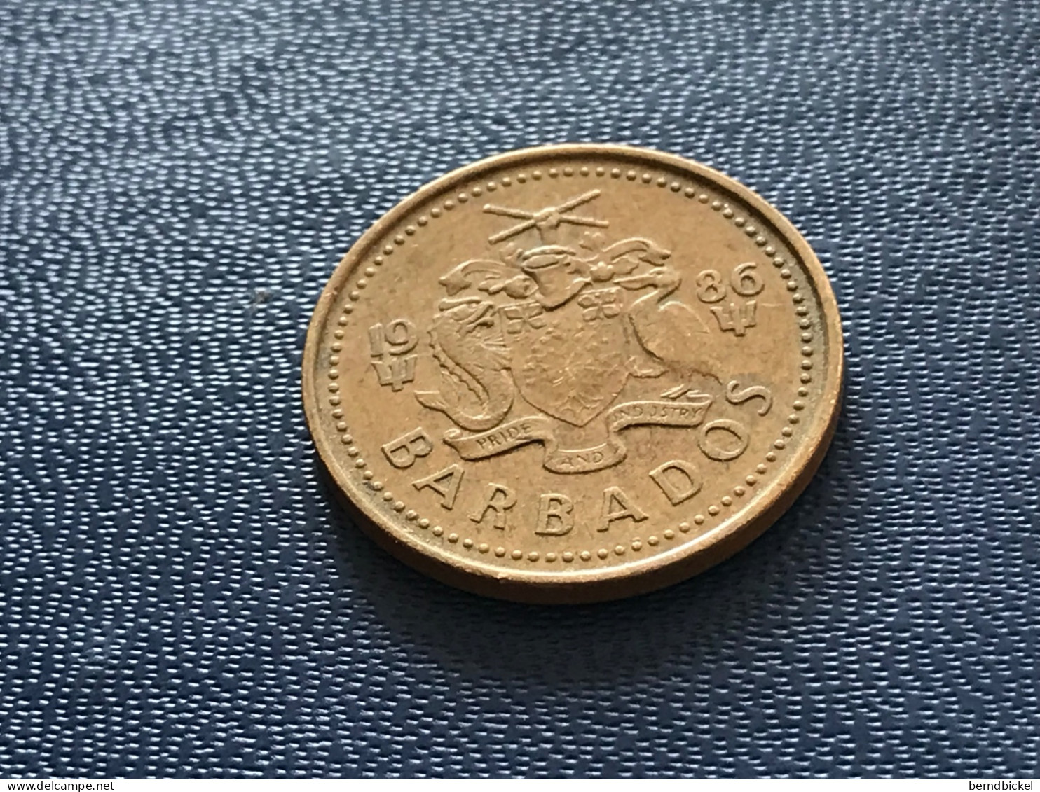 Münze Münzen Umlaufmünze Barbados 5 Cents 1986 - Barbados (Barbuda)