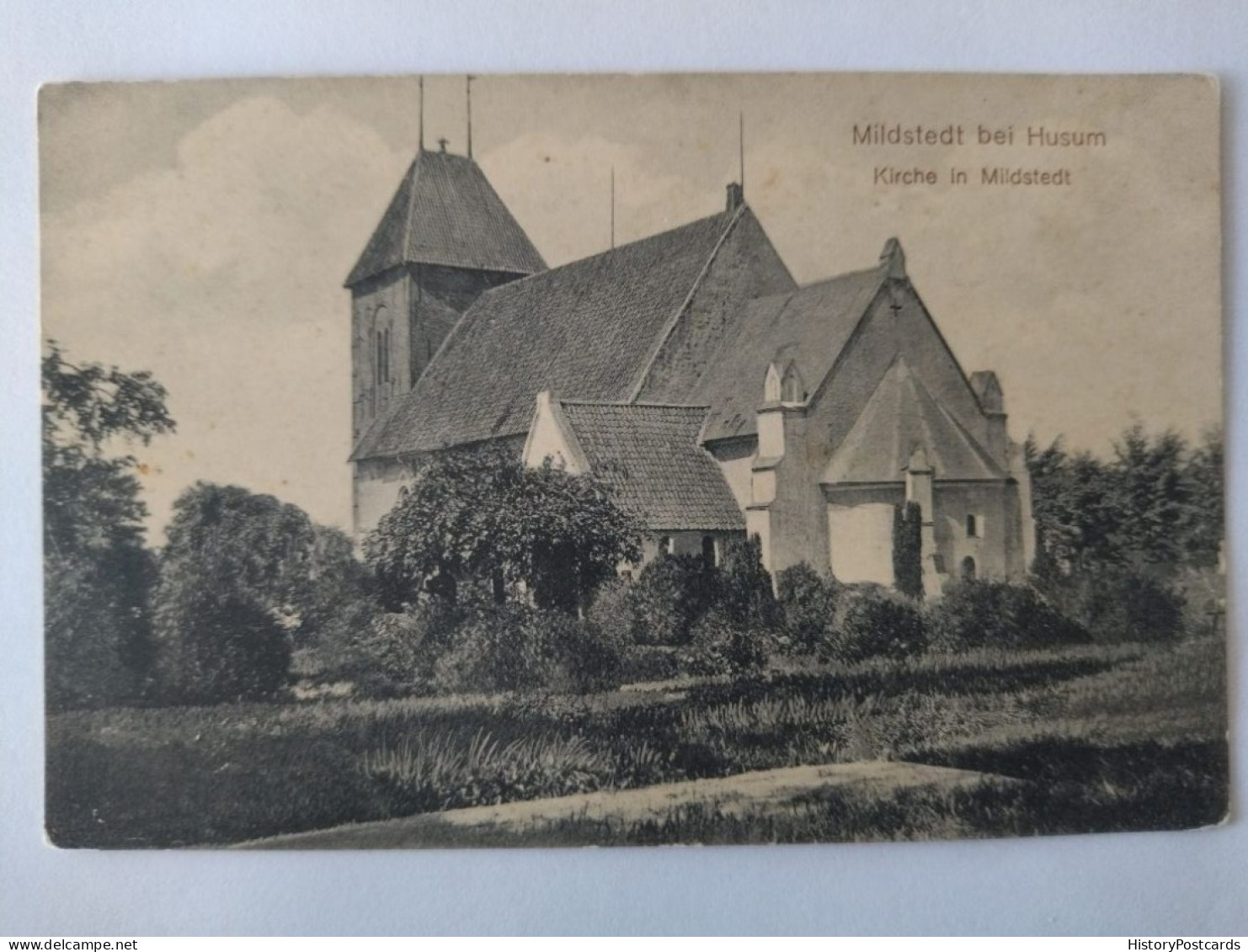 Mildstedt Bei Husum, Kirche In Mildstedt, 1916 - Husum