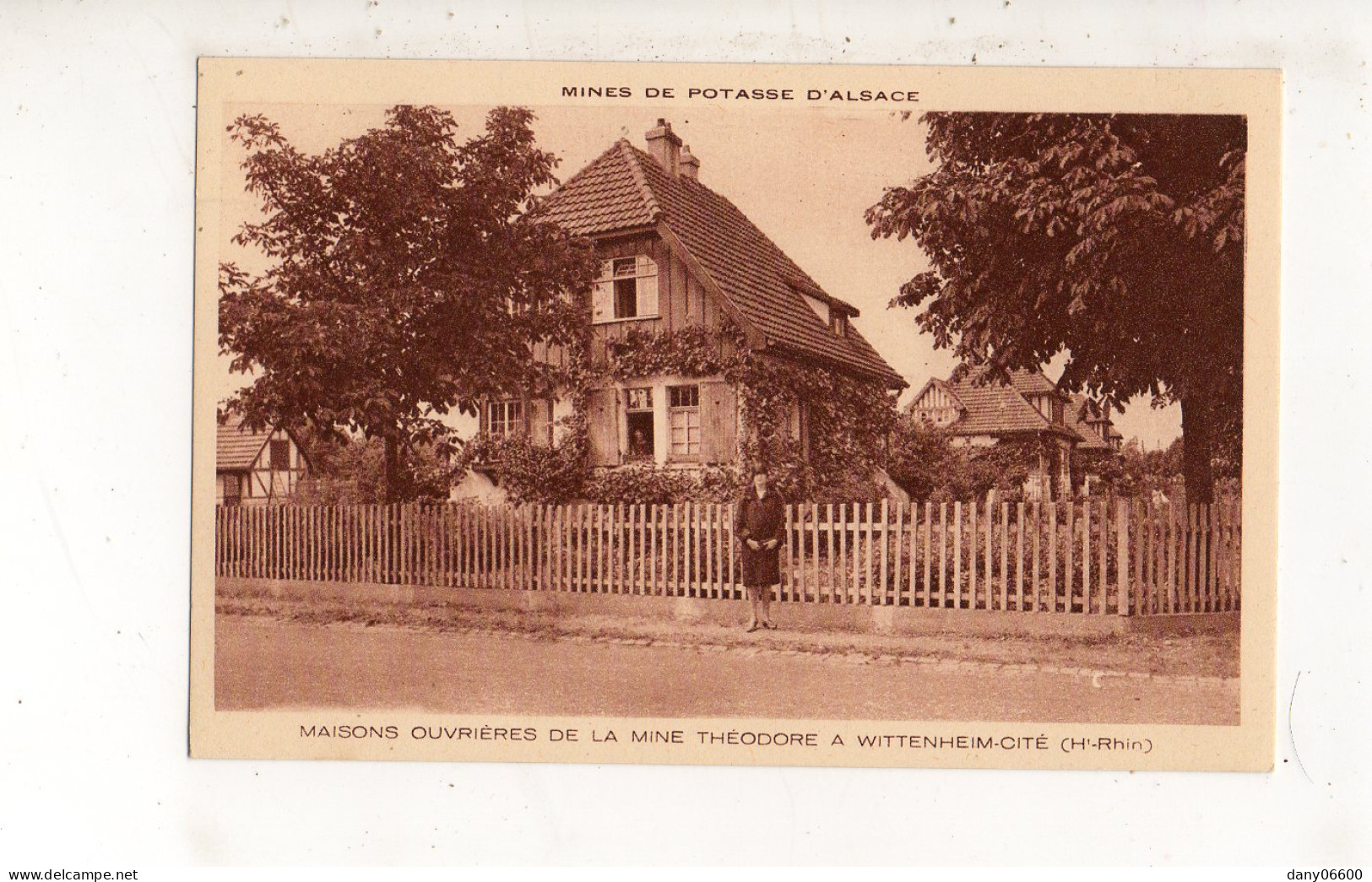 WITTENHEIM-CITE - Maisons Ouvrières De La Mine Théodore (carte Animée) - Wittenheim