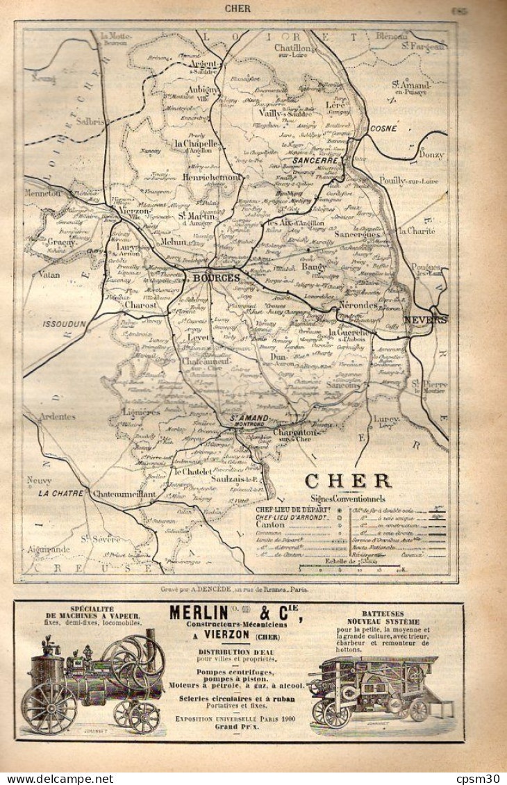 ANNUAIRE - 18 - Département Cher - Année 1905 - édition Didot-Bottin - 38 Pages - Telephone Directories