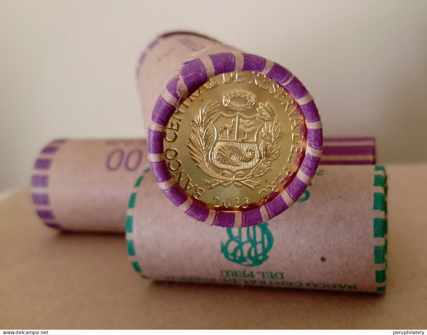 Peru 20 Centimos Coin Roll 2023 , UNC X 02 - Peru