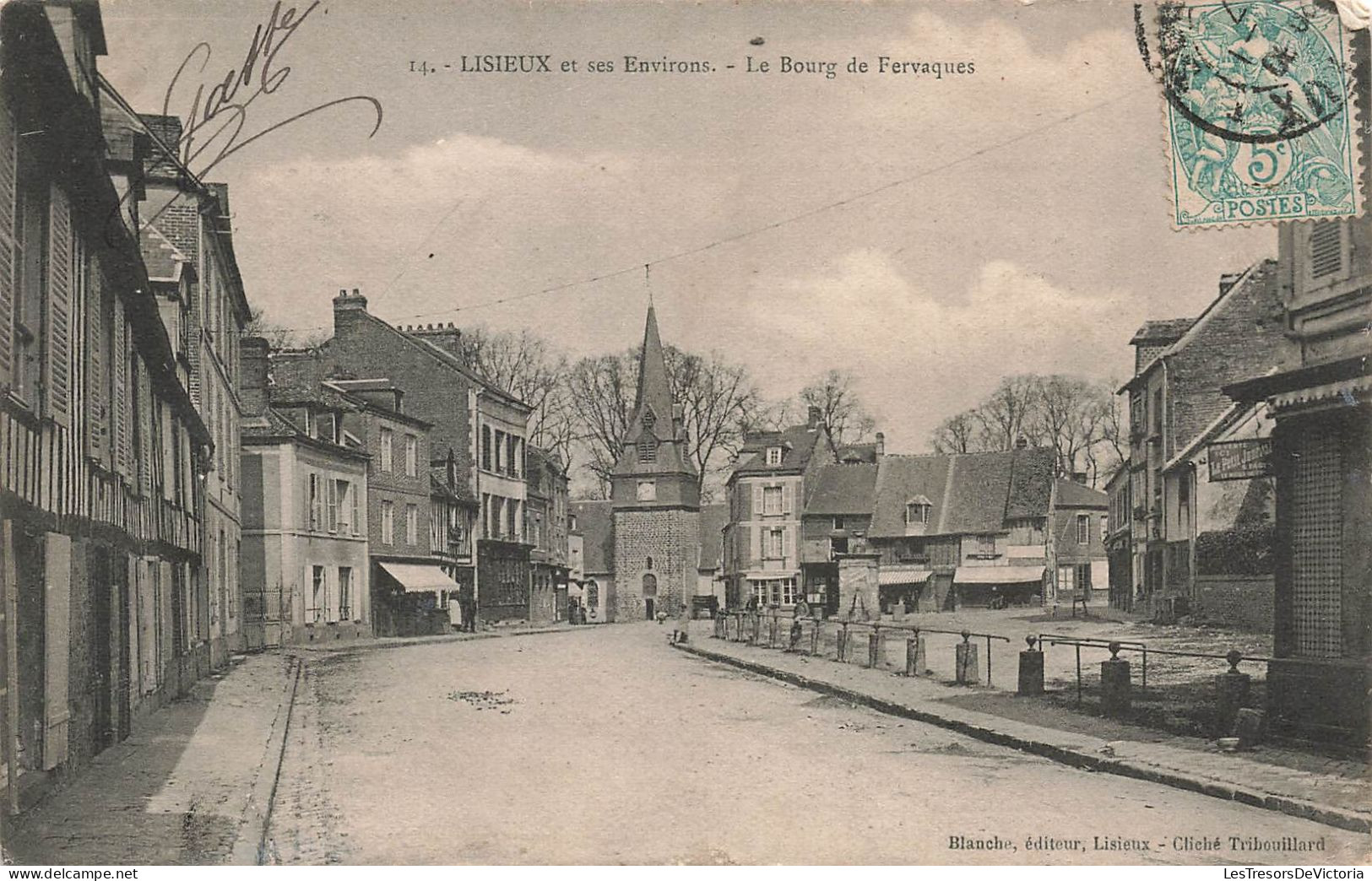 FRANCE - Lisieux Et Ses Environs -  Vue Sur Le Bourg De Fervaques - Carte Postale Ancienne - Lisieux