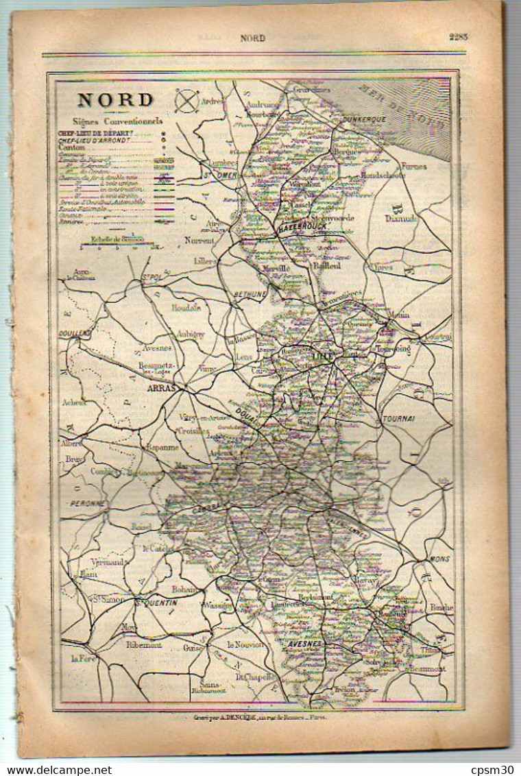 ANNUAIRE - 59 - Département Nord - Année 1907 - édition Didot-Bottin - 192 Pages - Telefoonboeken