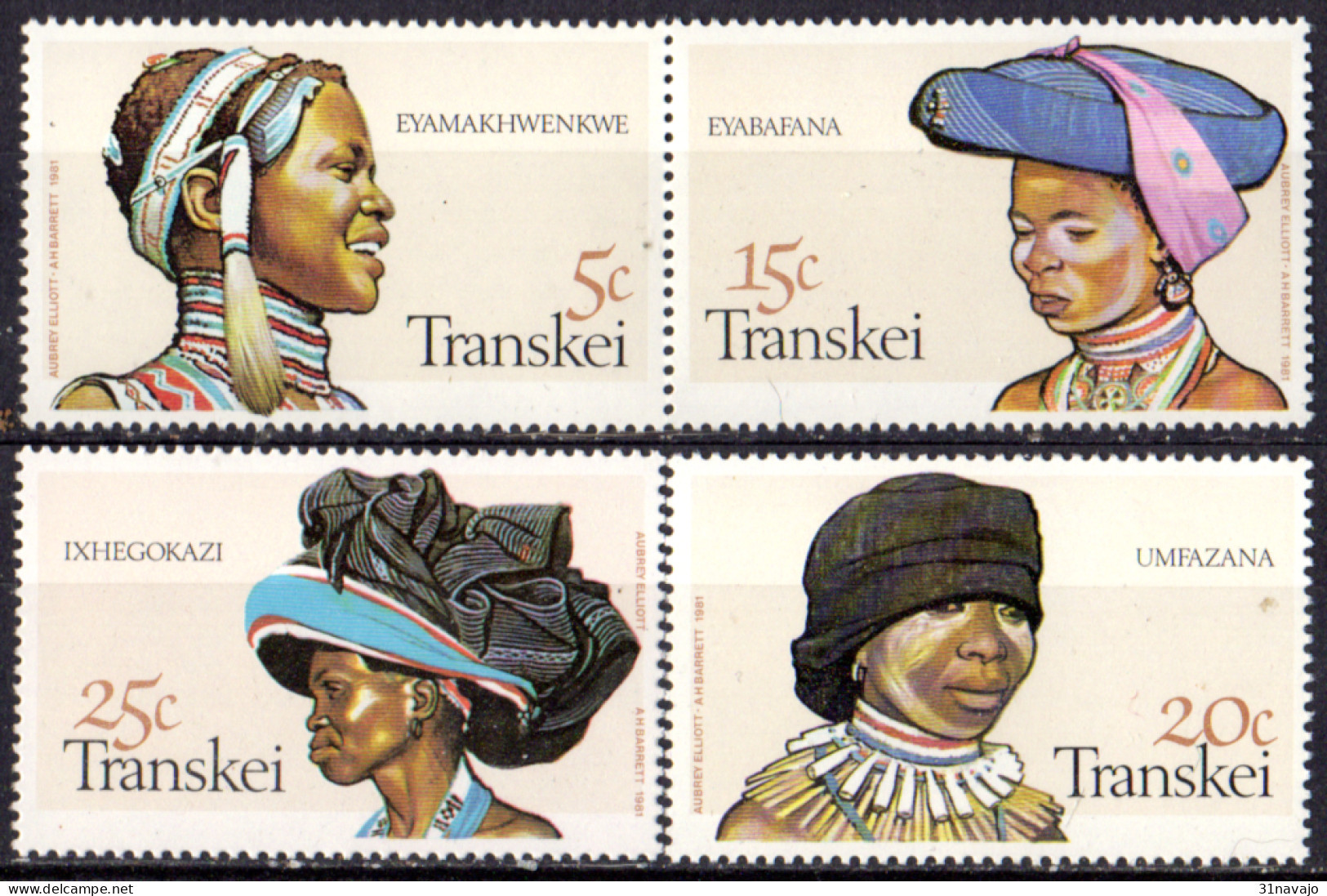 TRANSKEI - Coiffure Des Femmes Xhosa - Transkei