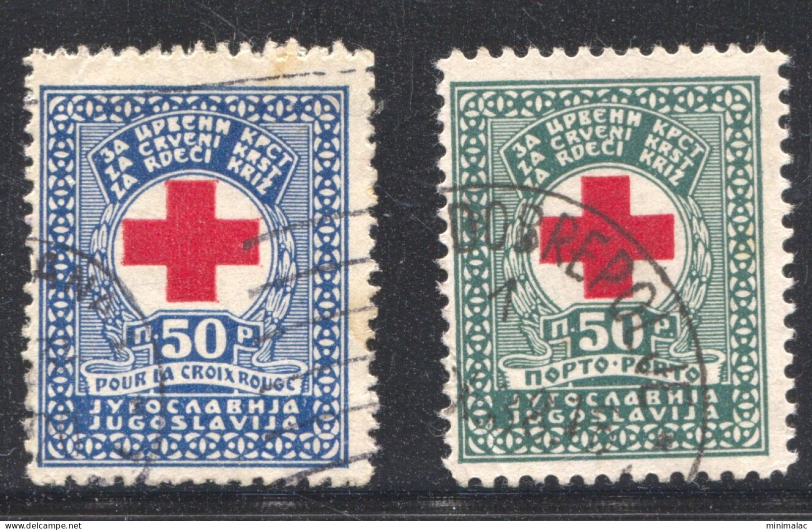 Kingdom Of Yugoslavia Charity Stamp 1933, Red Cross, Used - Bienfaisance