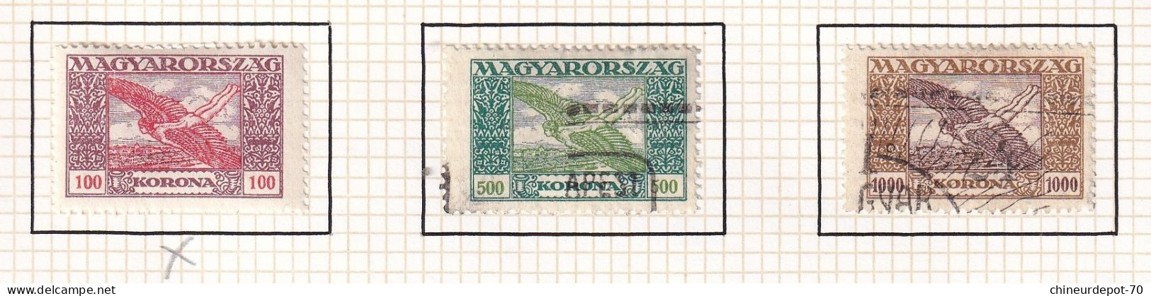Lot Hongrie Poste Aérienne Neufs Avec Charniere * & 3 Oblitérés  Voir Photos - Unused Stamps