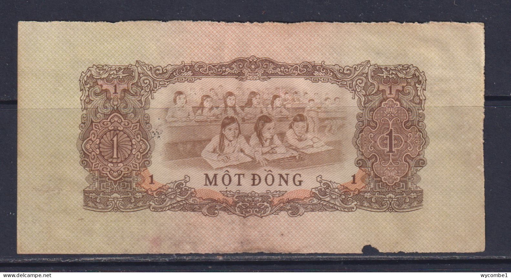 SOUTH VIETNAM - 1963 1 Dong Circulated Banknote - Viêt-Nam