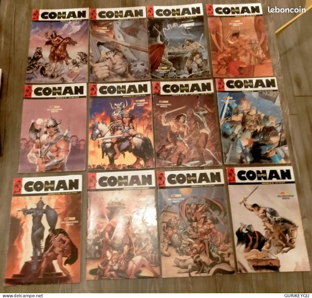 Lot 47 N° Super Conan 4.5.6.7.8.9.10.11.12.13.14.15.16.17.18.19.20.21.22.23.24.25.26.27.28......49.50 Mon Journal Marvel - Conan