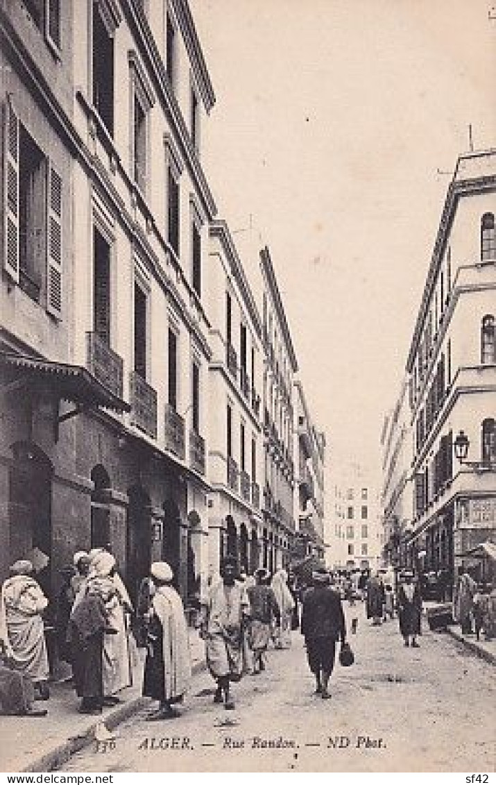 ALGER              LA RUE RANDON       336 - Batna