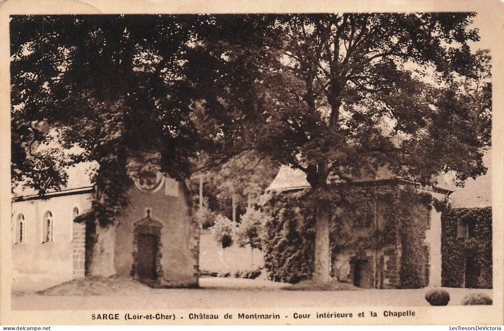 FRANCE - Sarge (Loir-et-Cher) - Château De Montmarin - Cour Intérieure Et La Chapelle - Carte Postale Ancienne - Andere & Zonder Classificatie