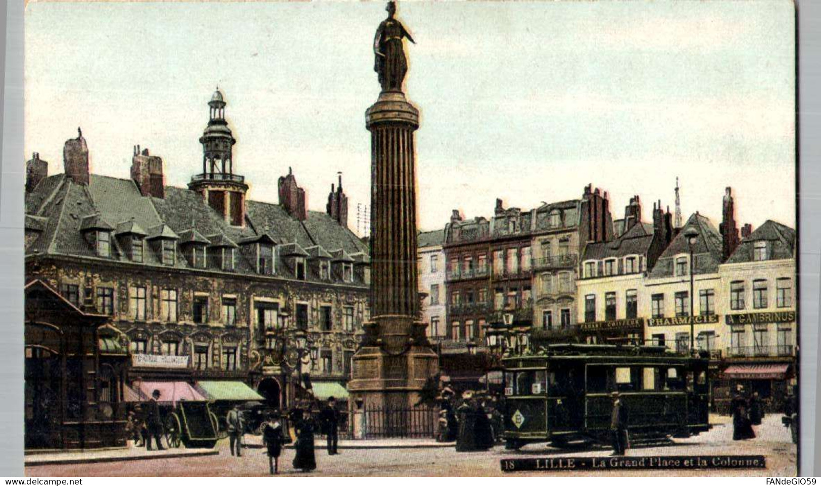 Lille - La Grand Place Et La ColonneTTBE   /// / 25 - Lille