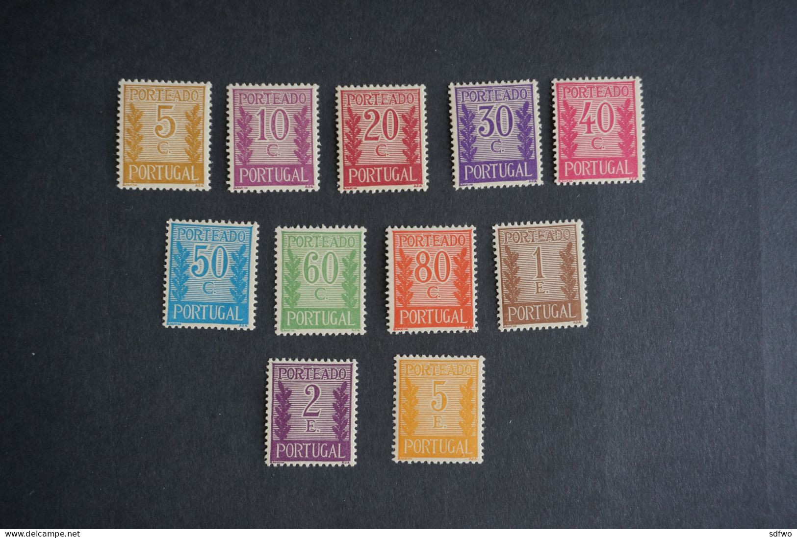 (M) PORTUGAL - 1940 Postage Due Set - Af. P54 To 64 (MNH) - Ongebruikt