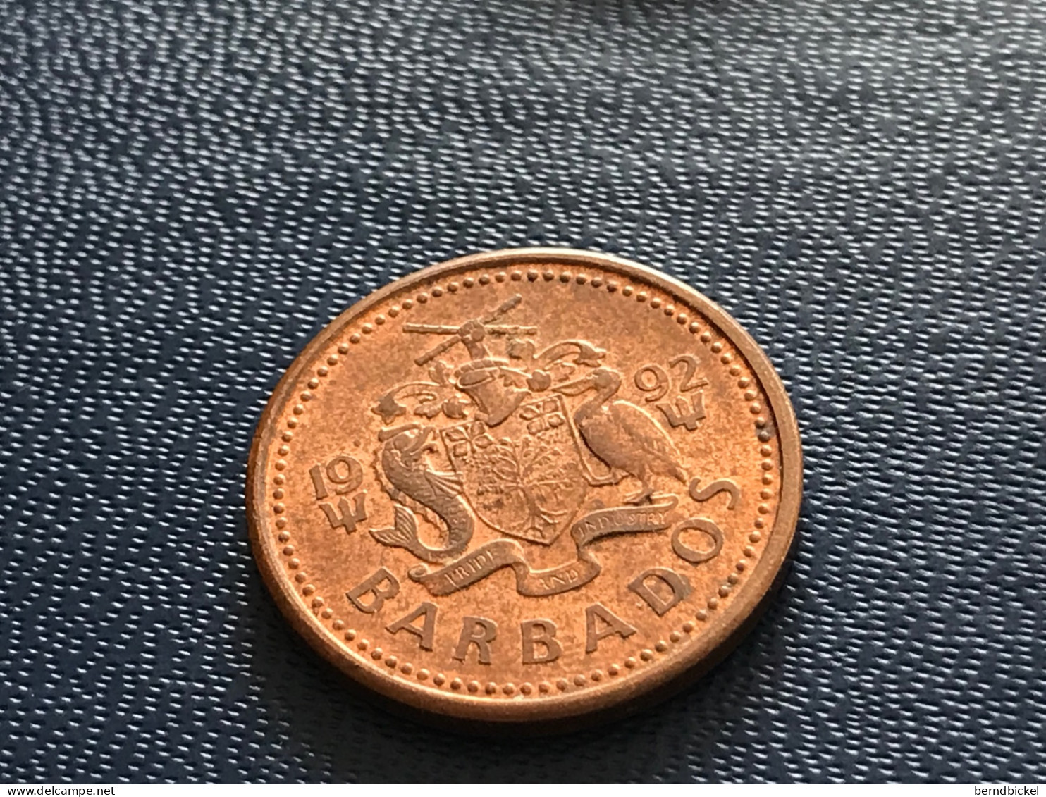 Münze Münzen Umlaufmünze Barbados 1 Cent 1992 - Barbades