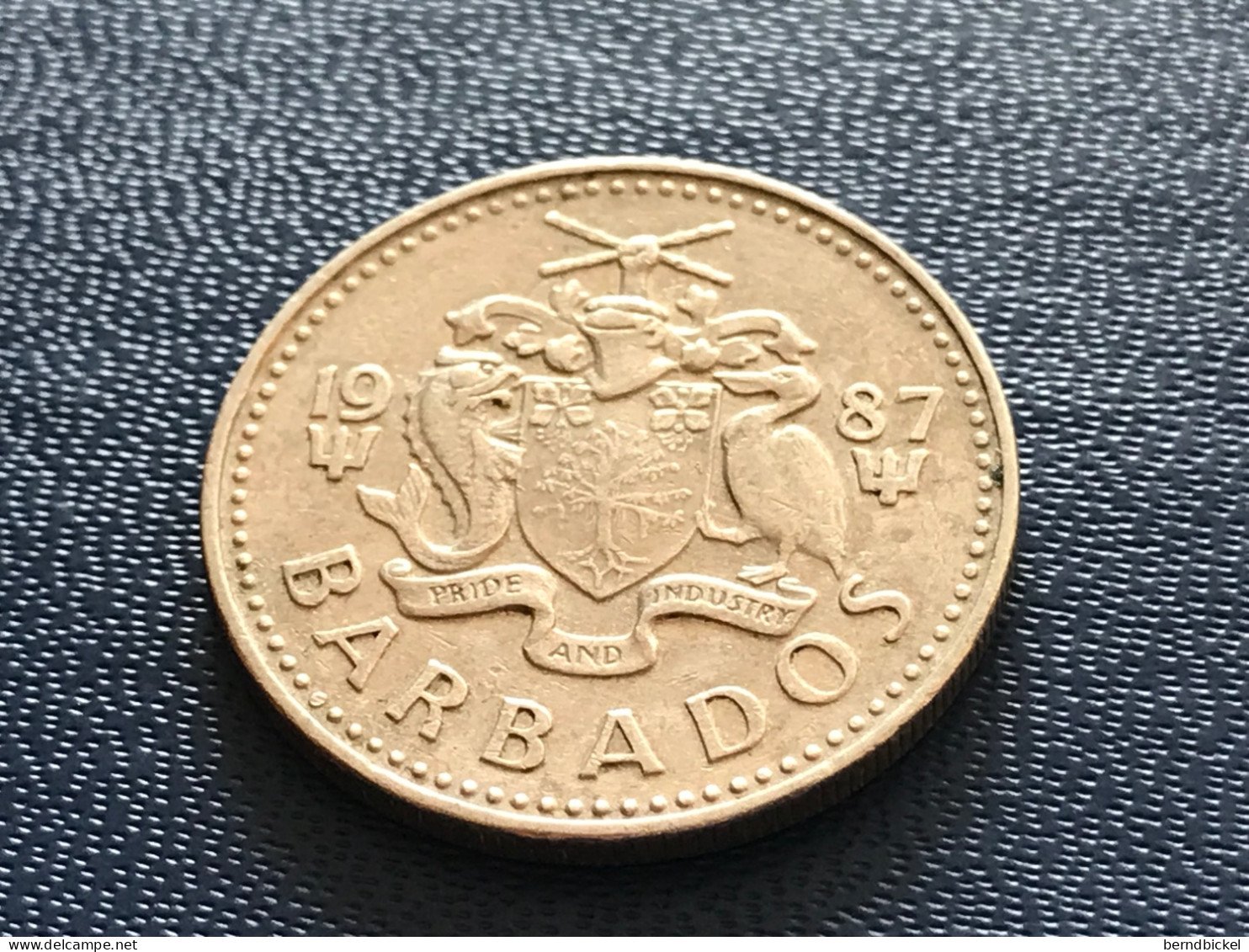 Münze Münzen Umlaufmünze Barbados 25 Cent 1987 - Barbados (Barbuda)