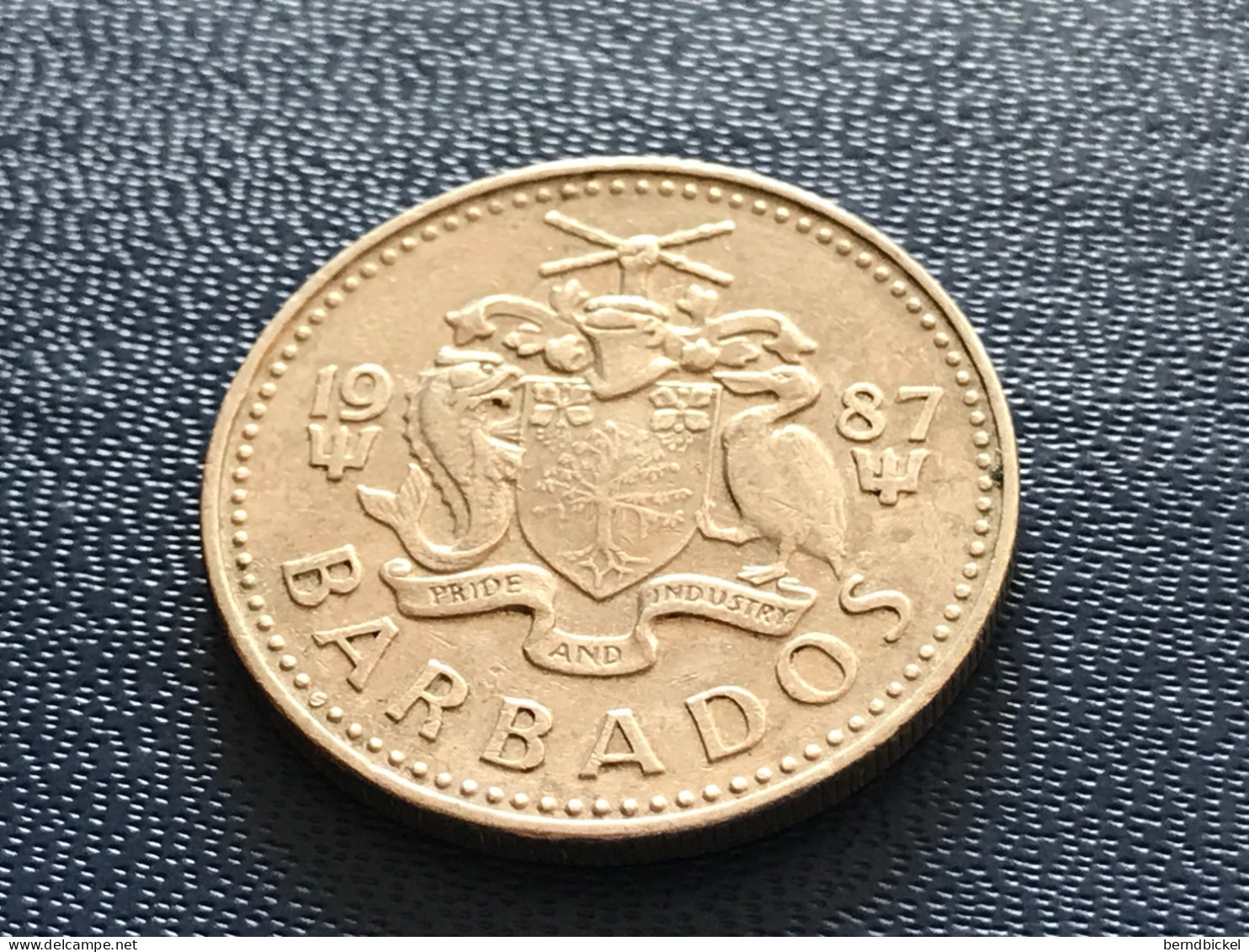 Münze Münzen Umlaufmünze Barbados 25 Cent 1987 - Barbados