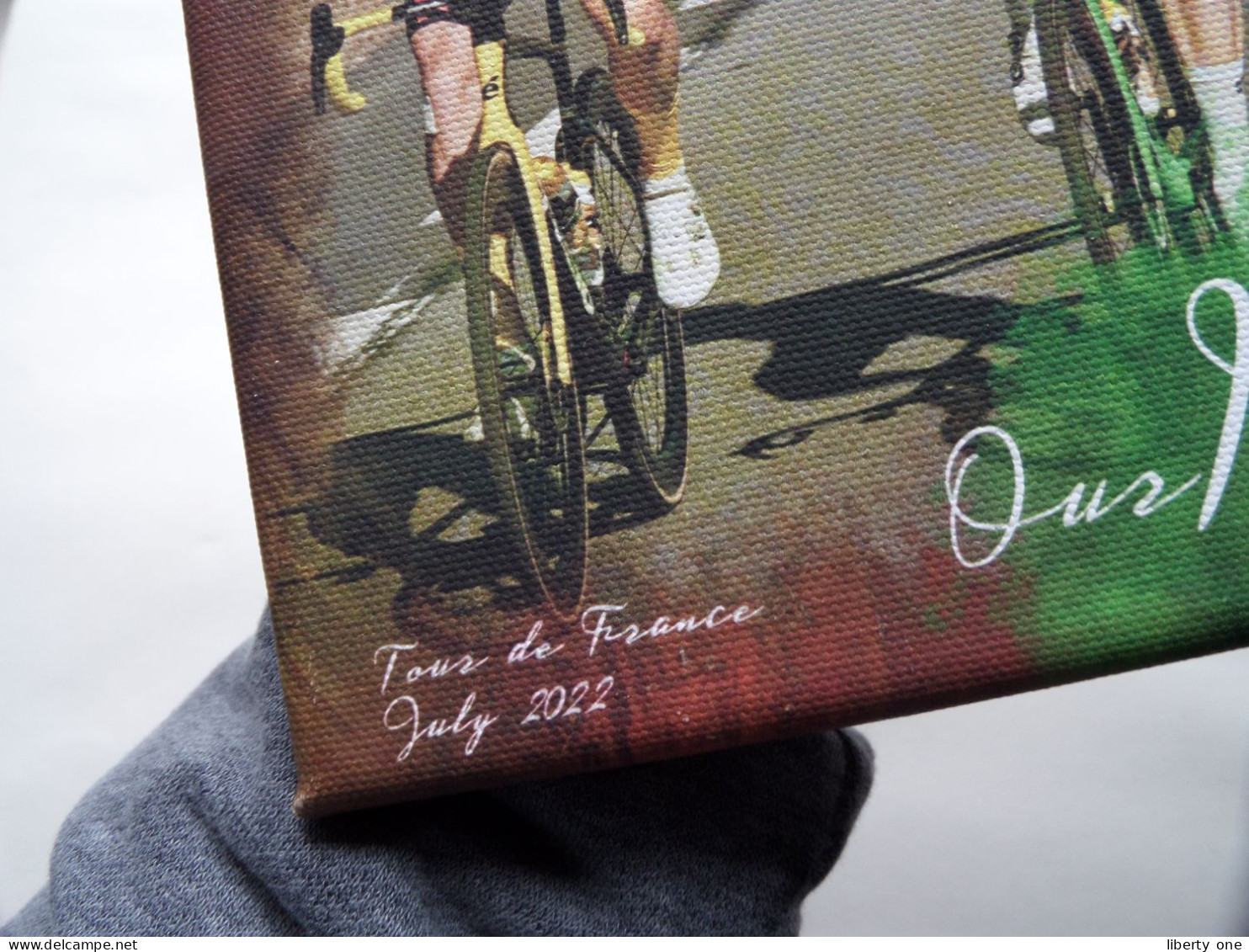 Team JUMBO Visma > July 2022 TOUR De FRANCE - Our MASTERPIECE ( Voir SCANS ) Condition PERFECT ( +/- 30 X 20 Cm.) ! - Cyclisme
