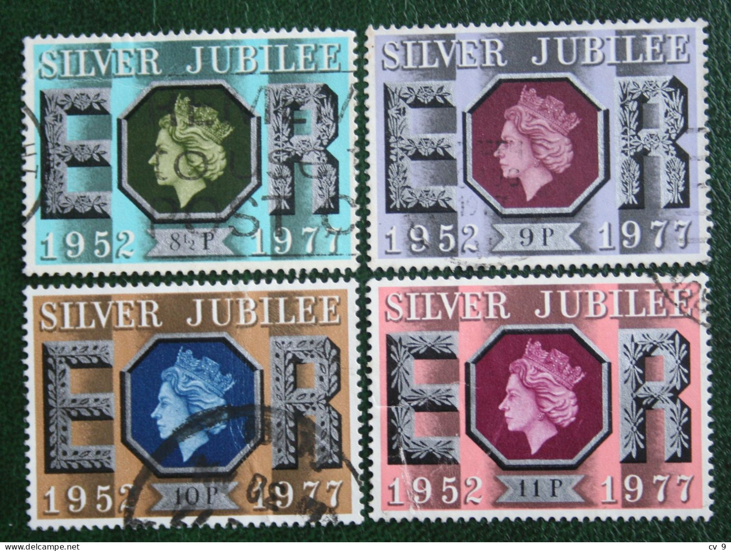 SILVER JUBILEE QE II (Mi 739-742) 1977 Used Gebruikt Oblitere ENGLAND GRANDE-BRETAGNE GB GREAT BRITAIN - Used Stamps