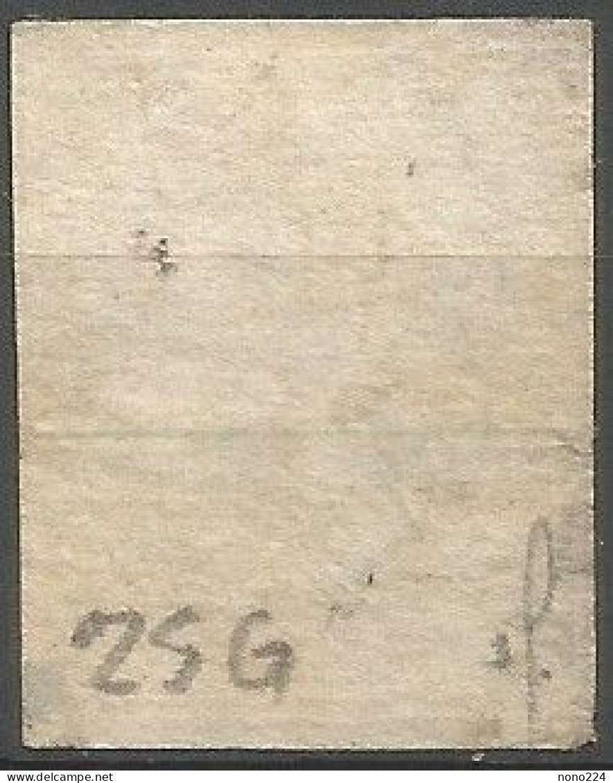 Timbre De 1857/62 ( Strubel / N°25G / Signé Marchand ) - Used Stamps