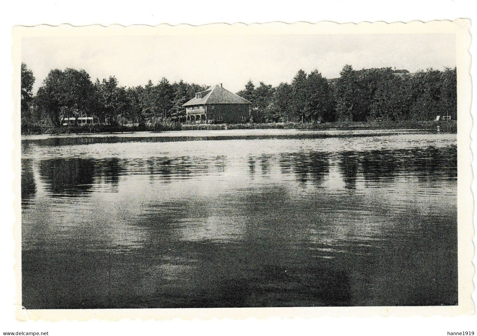 Honnay Pondrome L' Ermitage Canadien Photo Carte Namur Htje - Onhaye