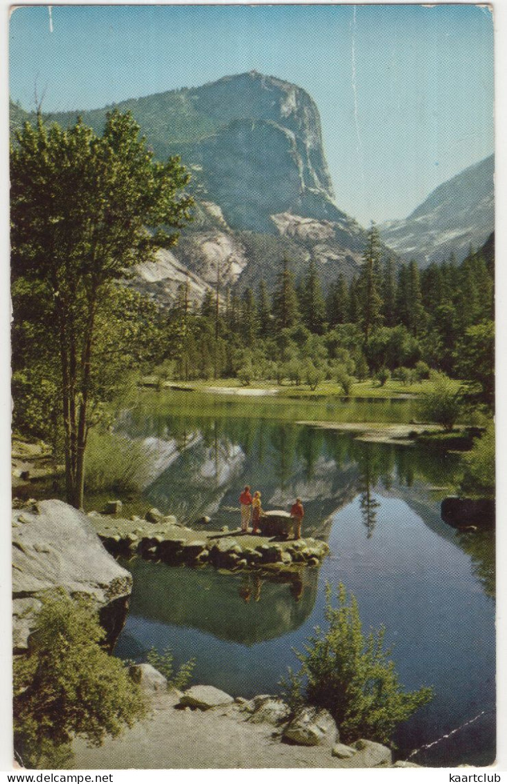 Mirror Lake And Mt. Watkins - (CA., USA) - 1957 - Yosemite