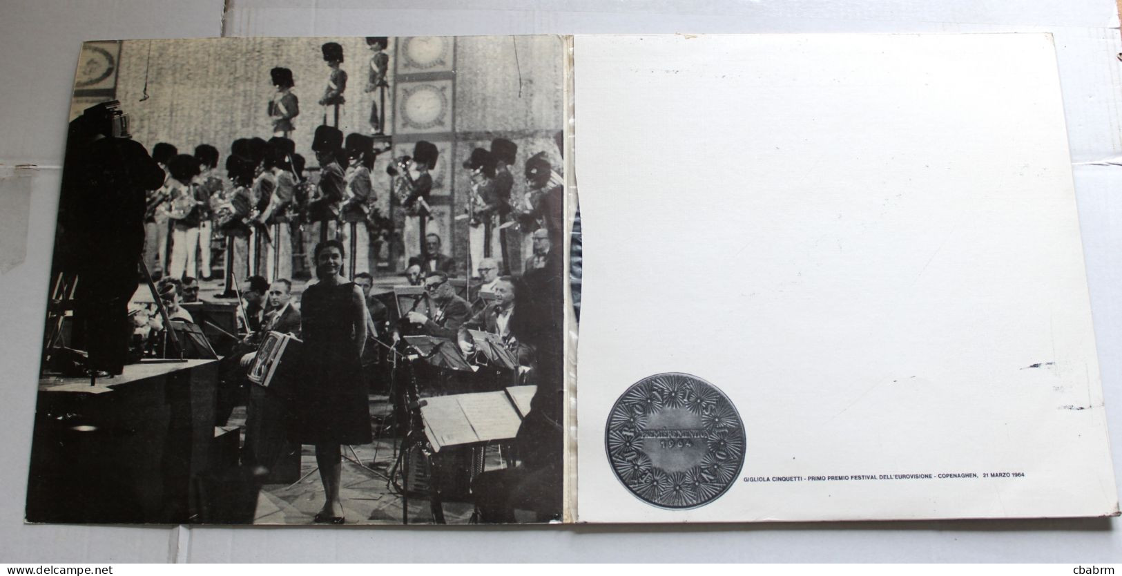 LP 33 TOURS GIGLIOLA CINQUETTI 1964 FRANCE BIEM Disques Festival FLD 343 S - Other - Italian Music