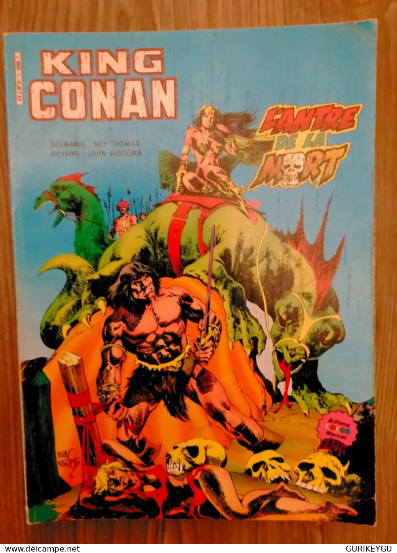 KING CONAN Le Barbare N° 1 L'antre De La Mort 1984 ÉDITION Artima Color Géant BIEN - Conan