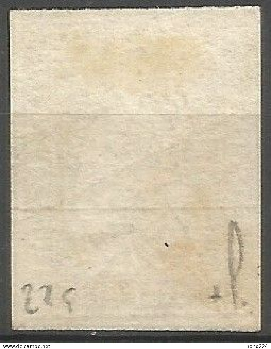 Timbre De 1857/62 ( Strubel / N°22G / Signé Marchand ) - Oblitérés