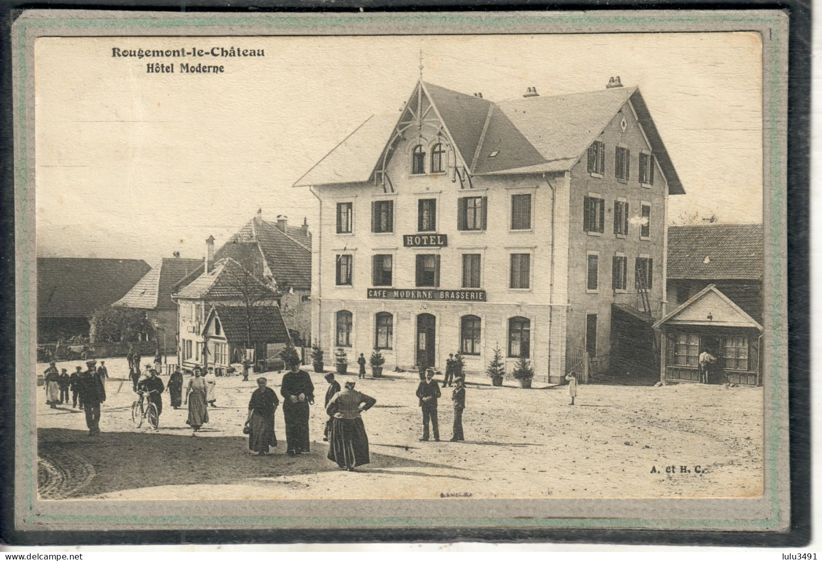 CPA - ROUGEMONT-le-CHÂTEAU (90) - Aspect De La Brasserie-Hôtel Moderne De 1911 - Rougemont-le-Château